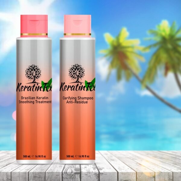 Brazilian Keratin Treatment and Clarifying Shampoo Combo